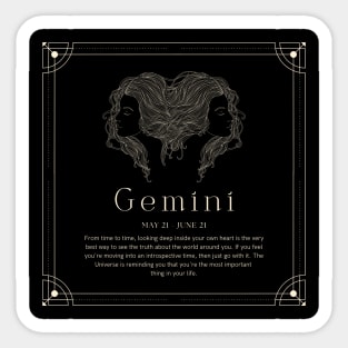 Gemini Sticker